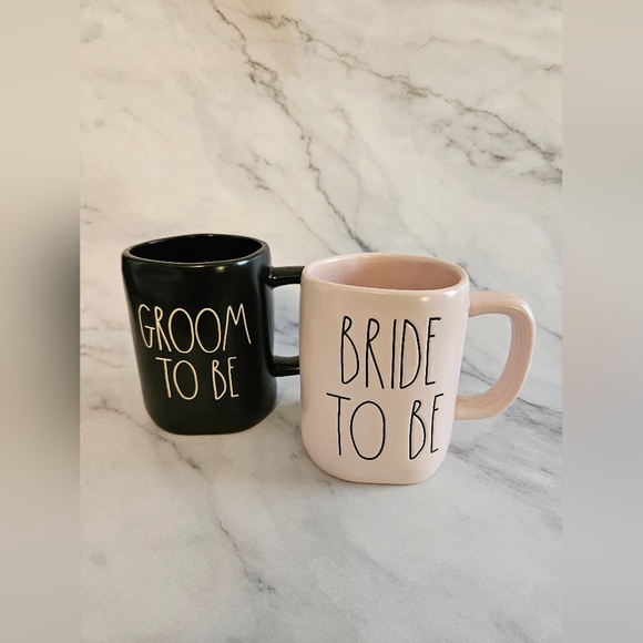 Rae Dunn Other - 🇺🇲 Sale!! Rae Dunn Groom To Be and Bride To Be Mugs Wedding